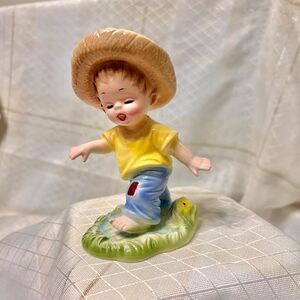 Vintage Josef Originals HAPPINESS is MUD PUDDLES Series Figurine